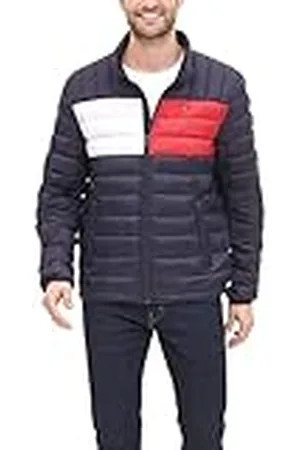 Tommy Hilfiger Herr packbar dunjacka dun ytterkläder rock, , L