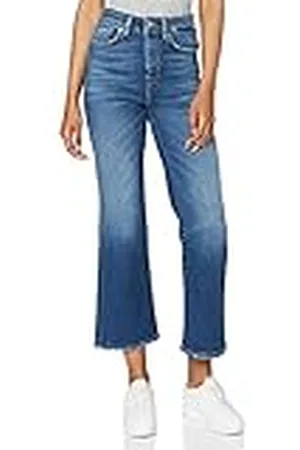 7 for all Mankind Dam Hw vintage beskurna stövlar bootcut jeans
