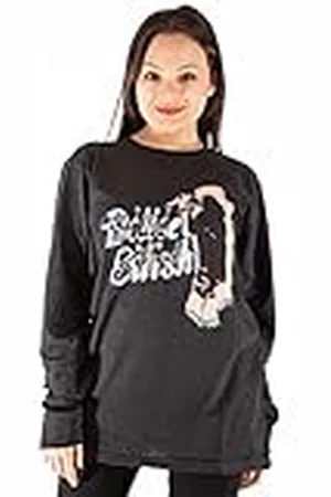 Billie Eilish T-shirt neonlogotyp officiell unisex kolgrå långärmad, , M