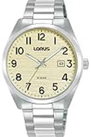 Lorus Mäns analog kvartsur med rostfritt stål armband RH911RX9, silver, Armband