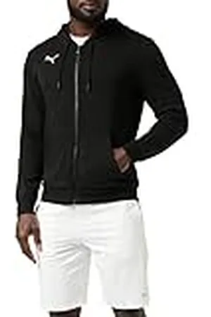 PUMA Herren Pullover teamGOAL 23 Casuals Hooded Jacket, Black, XL, 656708