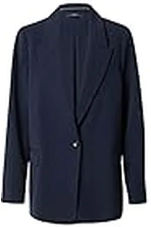 ESPRIT Collection Damer 082EO1G323 kavaj, 400/NAVY, 40
