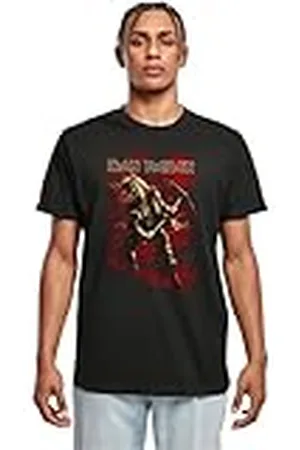 Merchcode Herr T-Shirt Iron Maiden – Breeg T-shirt rund hals, normal passform, bomull 100 percent, M, , M