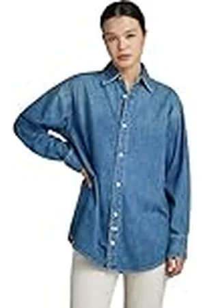 G-Star Avslappnad denimskjorta ficklös långärmad, , XS
