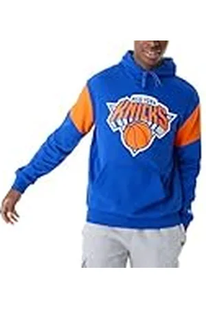 New Era Herr NBA färginsats Os Hoody Neykni Mjbrsh New York Knicks tröja med huva, Med , XS