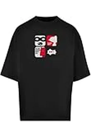 Merchcode T-shirt Peanuts för män – Superhero Huge Tee, överdimensionerad passform, bomull 100 percent, 4XL, , 4XL
