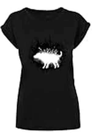 Merchcode Damtoppar dam smutsig hund t-shirt, lös passform, snäckväv 1 (stickad): 100% bomull, singel jersey, 140 GSM, M, , M