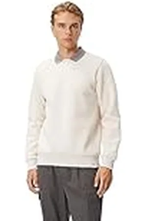 Koton Män basic sweatshirt tröja hals detalj, , L