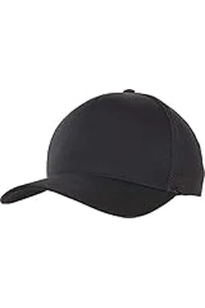 Flexfit Män, 110 trucker, herrmössa, finns i många olika färger, storlekar, en storlek, SVART/SVART, one size