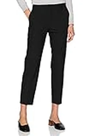 SELECTED Dambyxor Slfria Mw Cropped byxa Black Noos byxor, , 34 SE