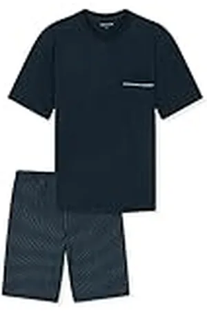Schiesser Herr Pyjamasset Pyjamas kort, , 52