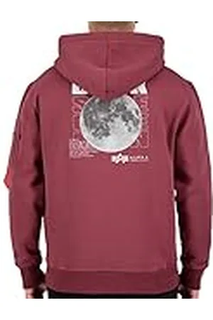 Alpha Industries Herr Dark Side Hoody Huva, , L