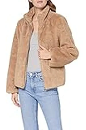 SPARKZ COPENHAGEN Kinga Fake Fur Bomber fuskpäls för kvinnor, , M