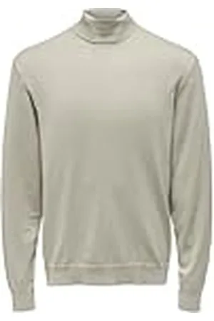 Only & Sons Stickad tröja för män polotröja, , XL