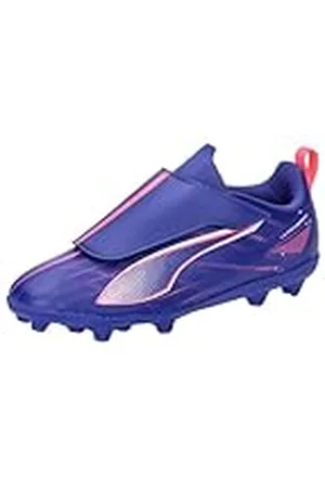 PUMA Unisex Ultra 5 Play V FG/AG RB JR fotbollsko, Lapis Lazuli White-Sunset Glow, 36 EU, Lapis Lazuli White Sunset Glow, 36 EU