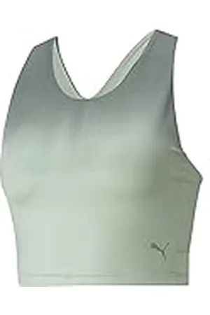 PUMA Dam studio ombre racerba top, , M