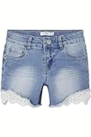 NAME IT Jeansshorts för flickor, , 140 cm