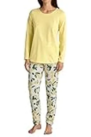 Calida Fruity Dreams pyjamas, långa kvinnor, tillverkad av 100% ekologisk bomull, andas, lättskött, elastiskt midjeband, , 44-46