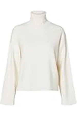 SELECTED SLFKAMMA LS Stickad rulle NECK NOOS, , M