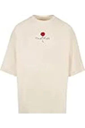 Merchcode T-shirt för män, 100% bomull, sand, XXL, , XXL
