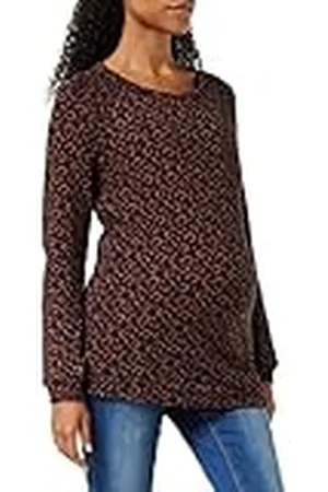 Supermom Damtröja Ls Leopard tröja, Tortoise Shell – P650, S