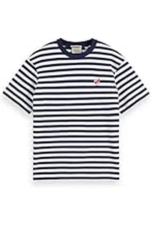 Scotch&Soda Core – The Free Spirit Peace Bird Striped T-shirt, , L