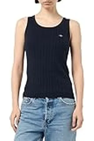 GANT Sträck bomull kabel tank topp, , M