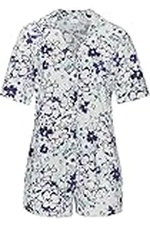 QS by s.Oliver Oliver kort pyjamas för kvinnor i blommönster, , 36-38