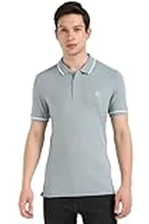 Calvin Klein Jeans herr Tipping Slim Polo J30J315603 S/S Polo, grå (bly), XXL, , XXL