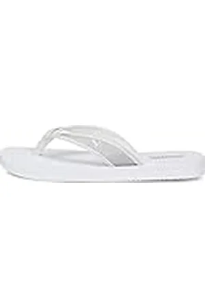 PUMA Sandy Flip Space Metallics Flop för kvinnor, Matt Silver Vit Silver, 42 EU