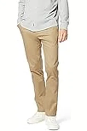 Dockers Mäns Slim Fit Signature Khaki Lux bomull stretchbyxor, , 31W / 30L