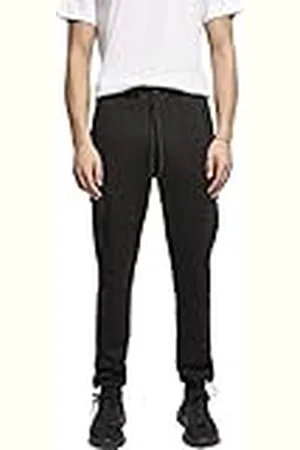 Urban classics Joggingbyxor för män med cargofickor, Commuter, sweatpants, sportbyxor för män i 2 färger, storlekar S–XXL, , S