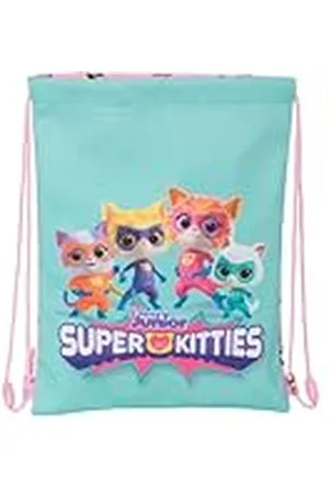 Safta SUPERKITTIES - Junior platt ryggsäck, ryggsäck för barn i olika åldrar, bekväm och mångsidig, kvalitet och styrka, 26 x 34 cm, , M, Avslappnad
