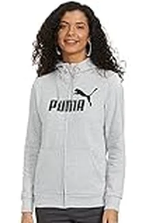 PUMA ESS logo hel dragkedja hoodie FL
