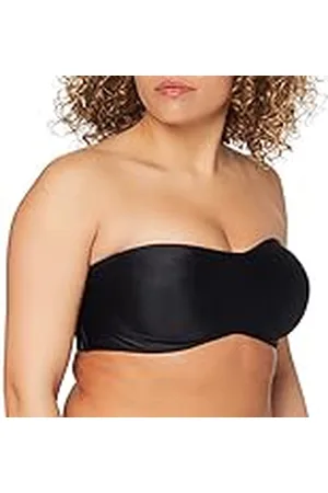 Maidenform Axelbandslös Minimizer Bandeau-topp, Ogenomskinlig, , 90D
