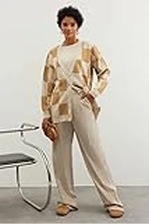 Trendyol Damkofta-beige-normal passform blazer, , S