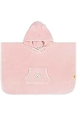 Steiff Unisex barn mini bade poncho, silver pINK, en storlek