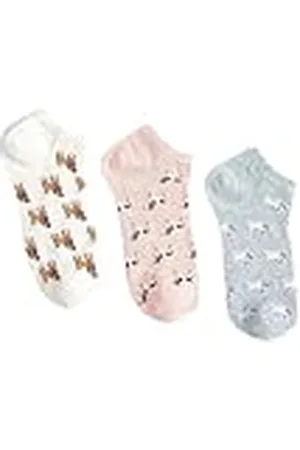 Koton Women Dog Patterned 3-pack stövellockset, , One Size