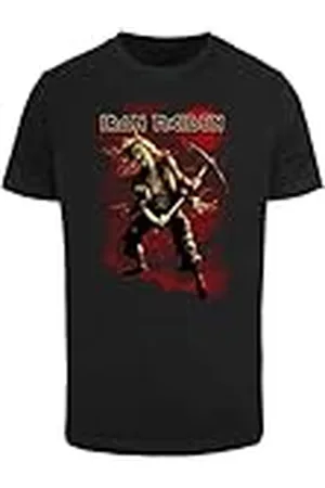 Merchcode Iron Maiden T-shirt för män – Breeg Round Neck Regular Fit, 100% bomull, , XXL