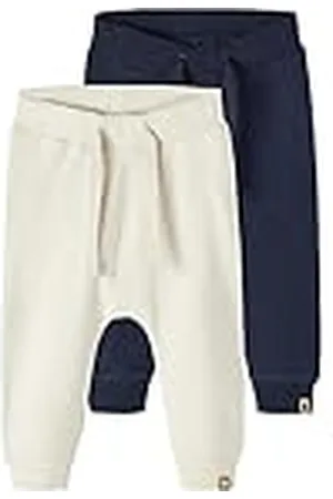 NAME IT Unisex barn NBNTAKKI 2P sweatbyxa NOOS sweatbyxor, Dark Safire, 98