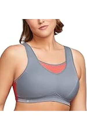 Glamorise Dam plusstorlek, trådlös sport-bh med camisole-design, No-Bounce, modell #1067, 110G