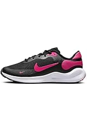 Nike Unisex barnsneaker, Svart/Hyper Rosa-Svart/Vit, 2.5 Big Kid