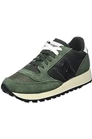 Saucony Jazz Original Vintage, Sneaker Uomo, Dark Green Black, 35.5 EU