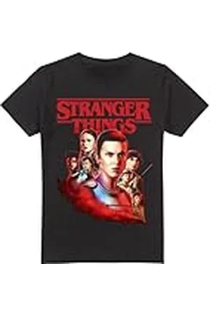 Stranger Things – Hawkins hjältar affisch unisex t-shirt, , XXX-Large, , 3XL