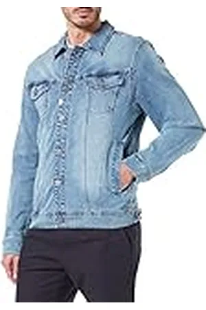 Timezone Jeansjacka för män, summer blue wash, S