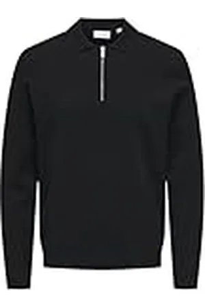 Only & Sons ONSCOOPER REG LS 12 halvpolokrage med dragkedja, , XXL