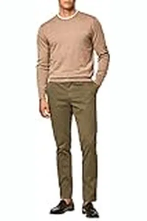 Hackett Mäns textur chinos byxor, , 34W x 30L