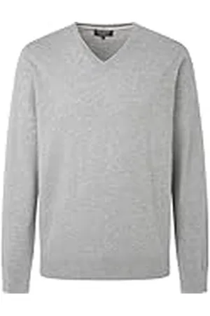 Hackett Herr bomull kashmir V-hals stickade kläder, , S