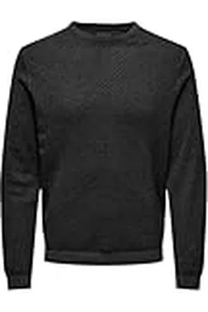 Only & Sons ONSTAPA REG 12 STRUC LS Crew Knit NOOS, , M