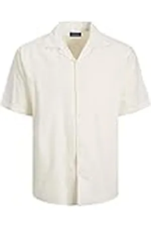 JACK & JONES Jorbelize Linne Resort skjorta Ss kortärmad skjorta, , M